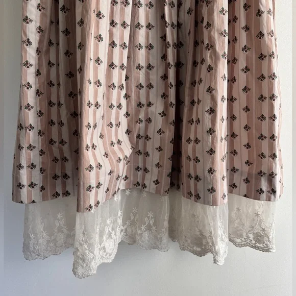 BATSHEVA chamomile lace collar floral print cotton dress - Picture 4 of 9